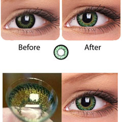  Lentile de contact pentru ochi verzi